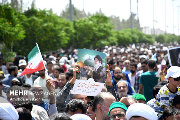 راهپیمایی «جمعه خشم و نصر» در بیرجند