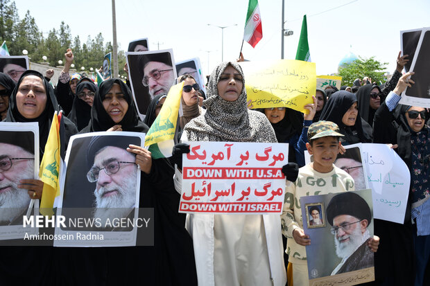 راهپیمایی «جمعه خشم و نصر» در بیرجند