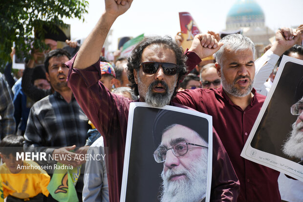 راهپیمایی «جمعه خشم و نصر» در بیرجند