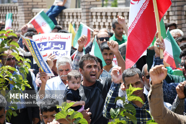 راهپیمایی «جمعه خشم و نصر» در بیرجند