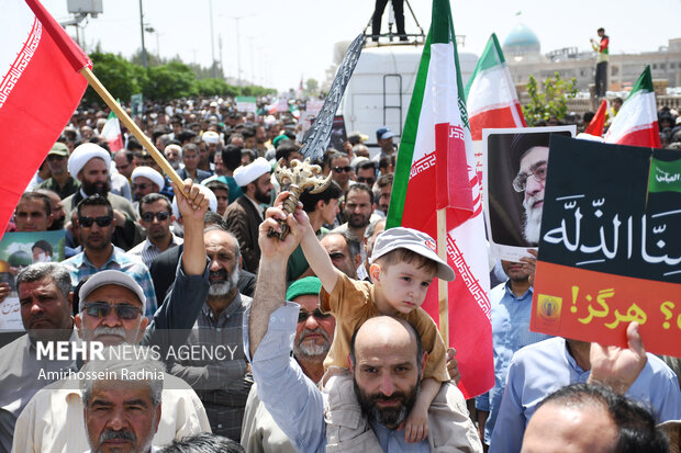 راهپیمایی «جمعه خشم و نصر» در بیرجند