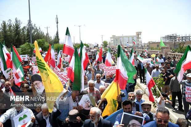 راهپیمایی «جمعه خشم و نصر» در بیرجند