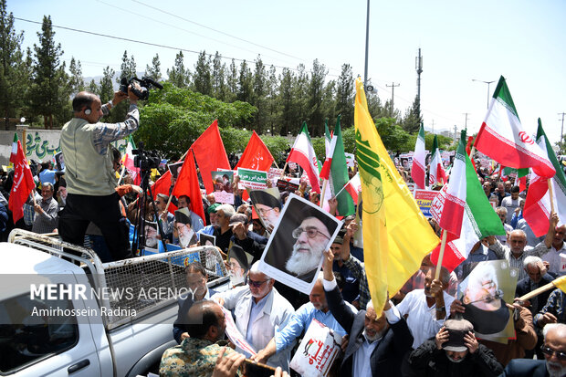 راهپیمایی «جمعه خشم و نصر» در بیرجند