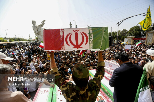 راهپیمایی «جمعه خشم و نصر» در اصفهان