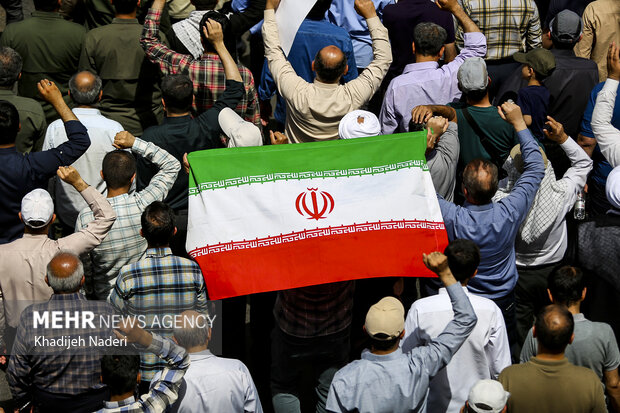 راهپیمایی «جمعه خشم و نصر» در اصفهان