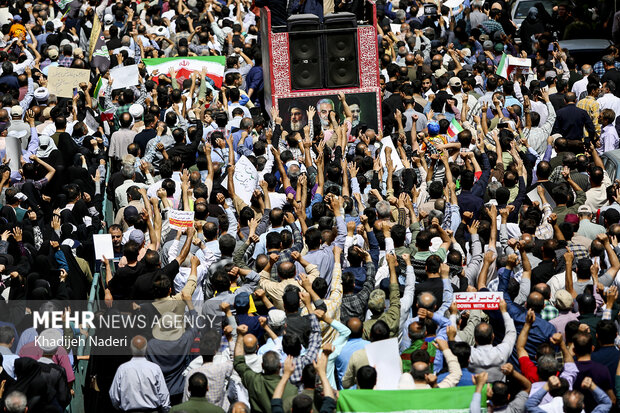 راهپیمایی «جمعه خشم و نصر» در اصفهان