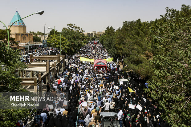راهپیمایی «جمعه خشم و نصر» در اصفهان