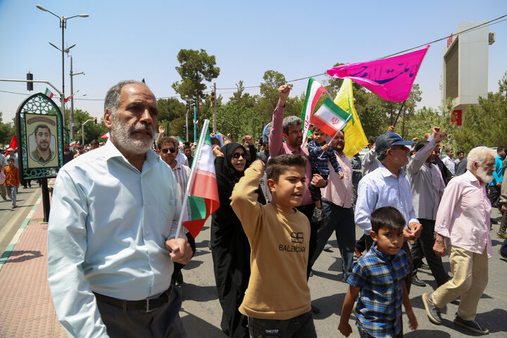 راهپیمایی کرمان