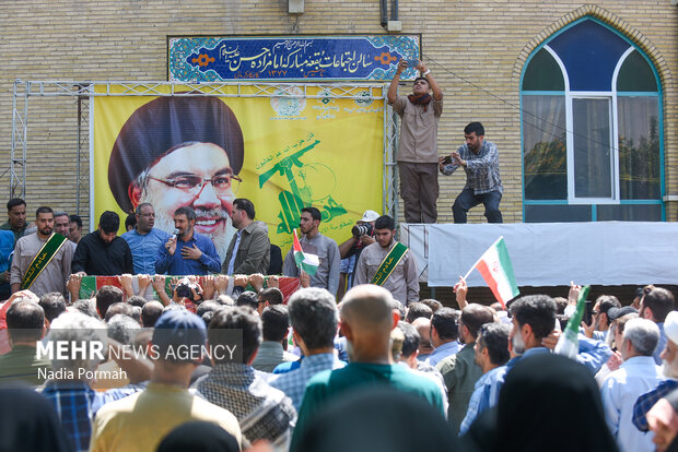 راهپیمایی «جمعه خشم و نصر» در کرج
