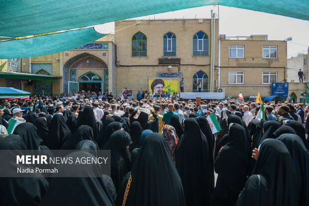 راهپیمایی «جمعه خشم و نصر» در کرج
