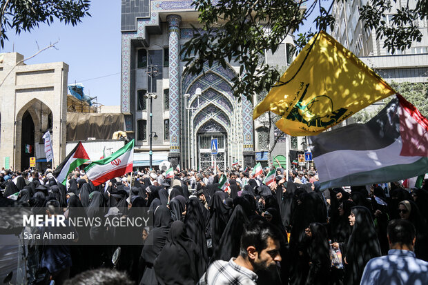 راهپیمایی جمعه خشم و نصر در مشهد