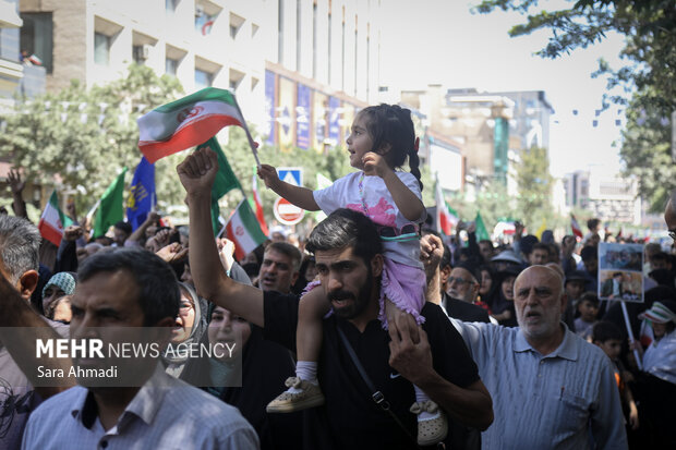 راهپیمایی جمعه خشم و نصر در مشهد