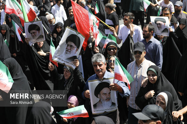 راهپیمایی جمعه خشم و نصر در مشهد