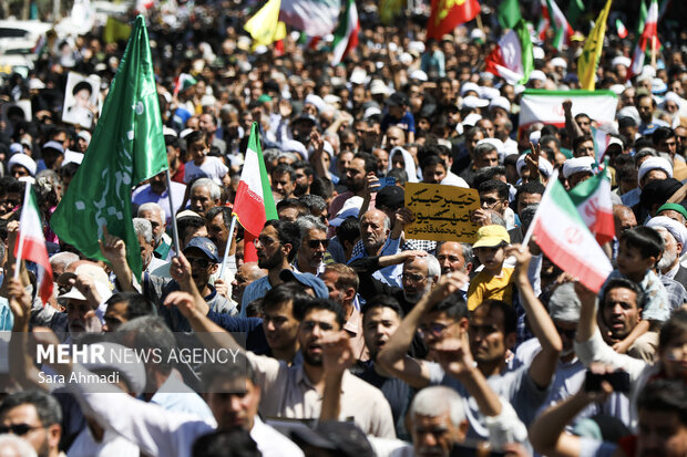  مسيرات "جمعة الغضب والنصر" في مشهد