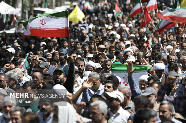 راهپیمایی جمعه خشم و نصر در مشهد