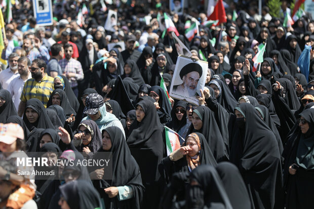 راهپیمایی جمعه خشم و نصر در مشهد