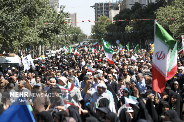 مسيرات "جمعة الغضب والنصر" في مشهد