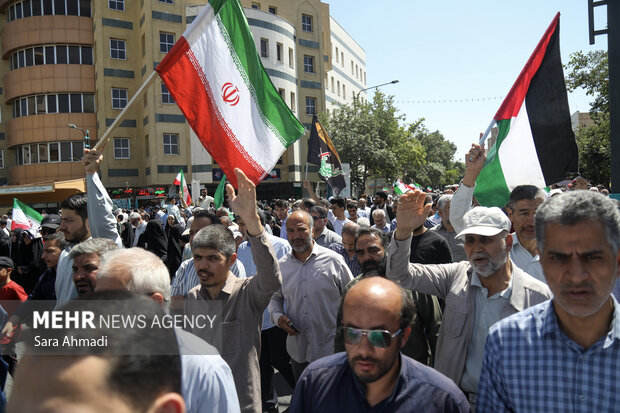 راهپیمایی جمعه خشم و نصر در مشهد