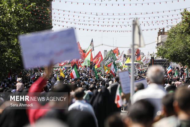 راهپیمایی جمعه خشم و نصر در مشهد