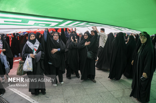 راهپیمایی جمعه خشم و نصر در مشهد