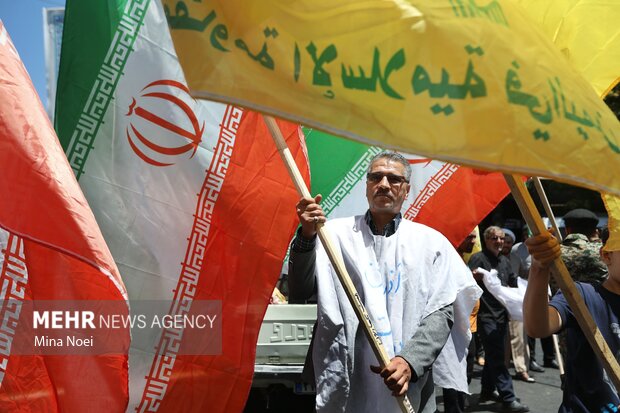 راهپیمایی خشم و نصر در تبریز