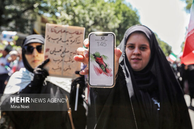 راهپیمایی خشم و نصر در تبریز