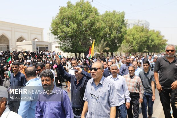راهپیمایی «جمعه خشم و نصر» در بندرعباس