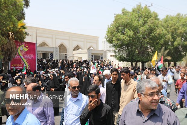 راهپیمایی «جمعه خشم و نصر» در بندرعباس