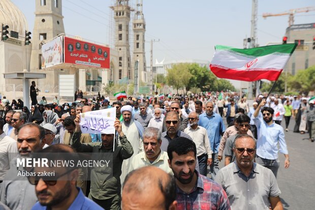 راهپیمایی «جمعه خشم و نصر» در بندرعباس