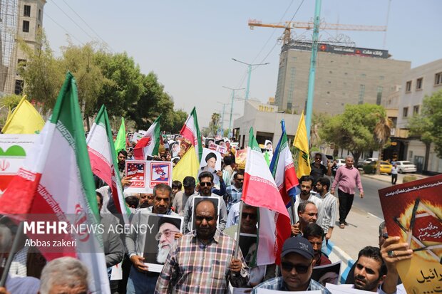 راهپیمایی «جمعه خشم و نصر» در بندرعباس