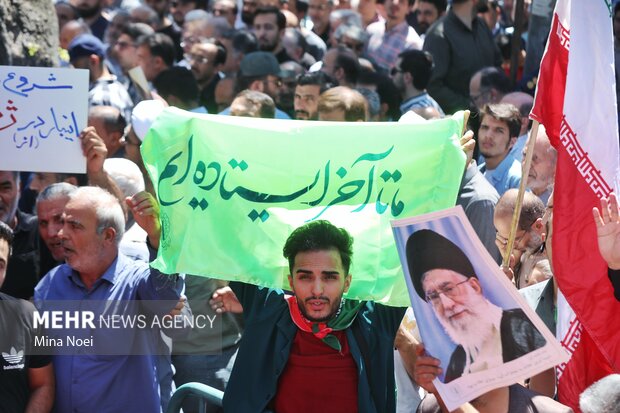 راهپیمایی خشم و نصر در تبریز