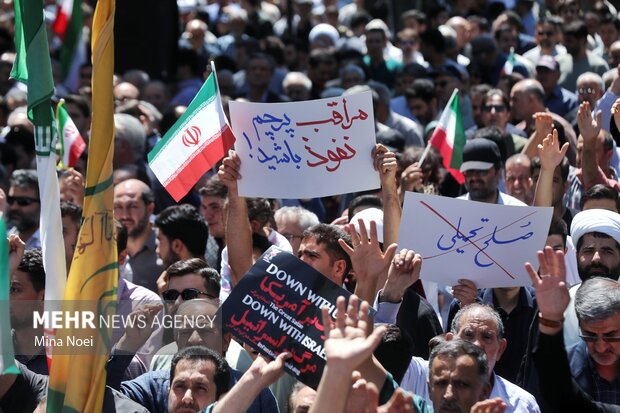 راهپیمایی خشم و نصر در تبریز