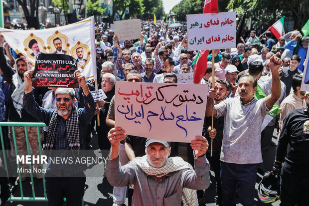 راهپیمایی خشم و نصر در تبریز
