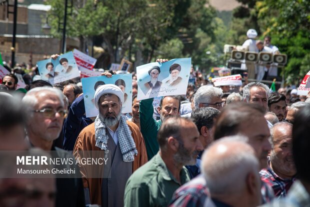 راهپیمایی «جمعه خشم و نصر» در شاهرود