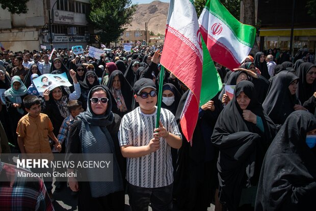 راهپیمایی «جمعه خشم و نصر» در شاهرود