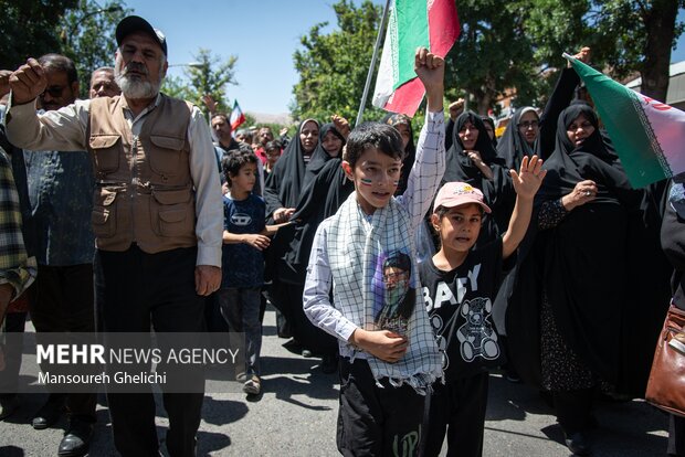 راهپیمایی «جمعه خشم و نصر» در شاهرود