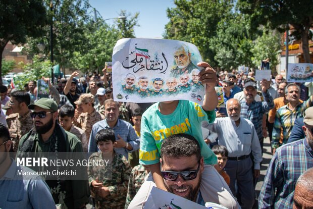 راهپیمایی «جمعه خشم و نصر» در شاهرود