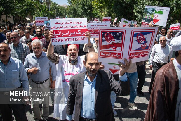 راهپیمایی «جمعه خشم و نصر» در شاهرود
