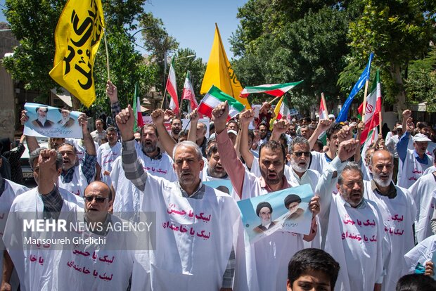 راهپیمایی «جمعه خشم و نصر» در شاهرود