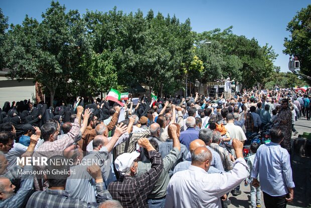 راهپیمایی «جمعه خشم و نصر» در شاهرود