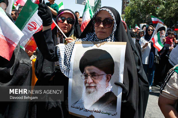 راهپیمایی «جمعه خشم و نصر» در مشهد