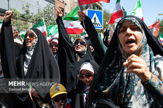 راهپیمایی «جمعه خشم و نصر» در مشهد