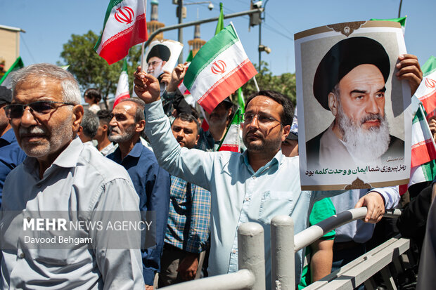 راهپیمایی «جمعه خشم و نصر» در مشهد