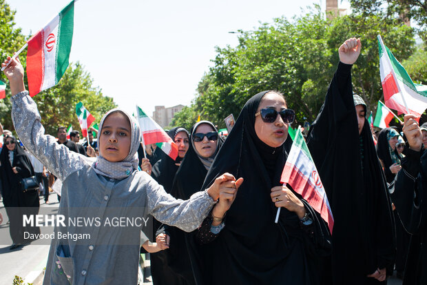 راهپیمایی «جمعه خشم و نصر» در مشهد