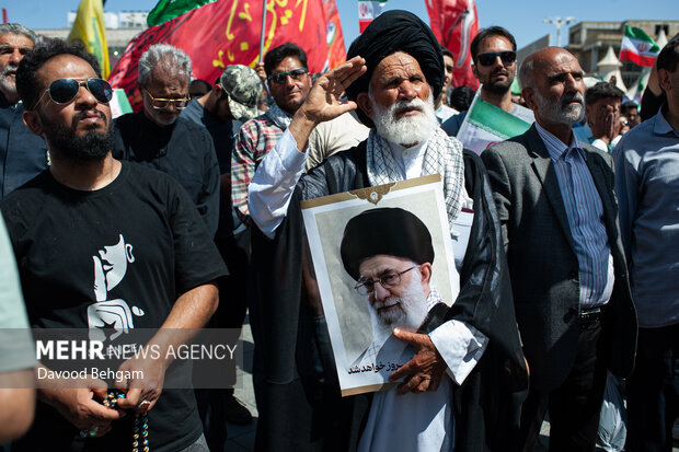 راهپیمایی «جمعه خشم و نصر» در مشهد