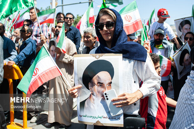 راهپیمایی «جمعه خشم و نصر» در مشهد