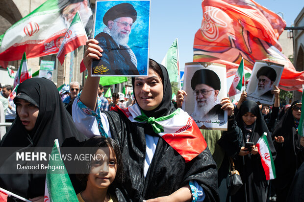 راهپیمایی «جمعه خشم و نصر» در مشهد