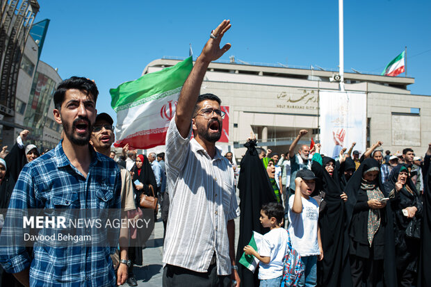 راهپیمایی «جمعه خشم و نصر» در مشهد