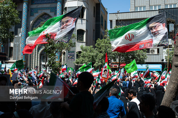راهپیمایی «جمعه خشم و نصر» در مشهد