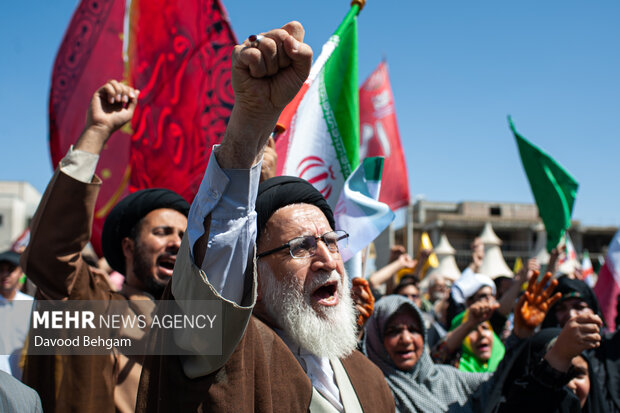 راهپیمایی «جمعه خشم و نصر» در مشهد